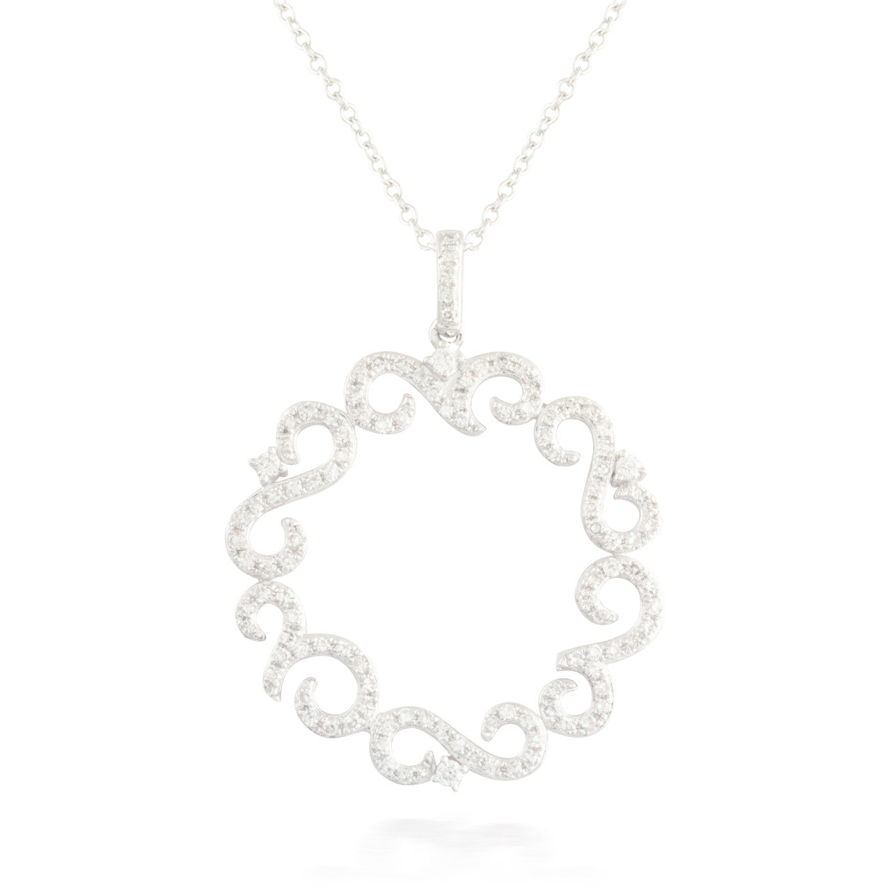 0.50ctw Diamond Circle Pendant