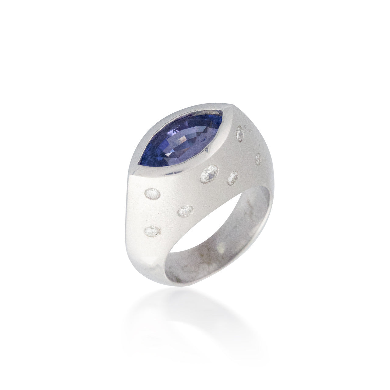 Tanzanite and Diamond Ring