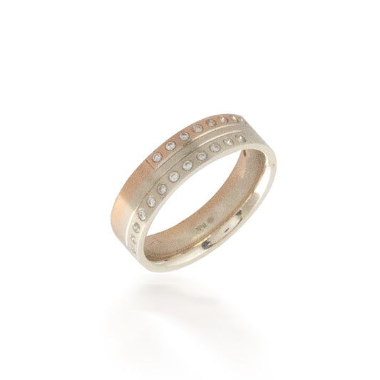 Two Toned Wedding Band 4
