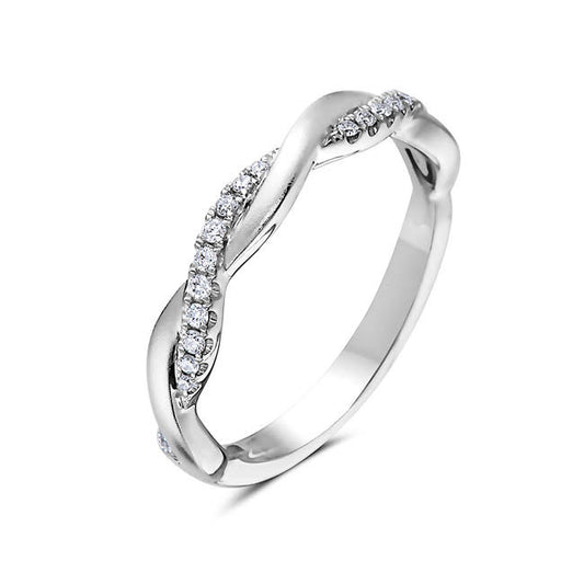 Bassali Diamond Twist Ring
